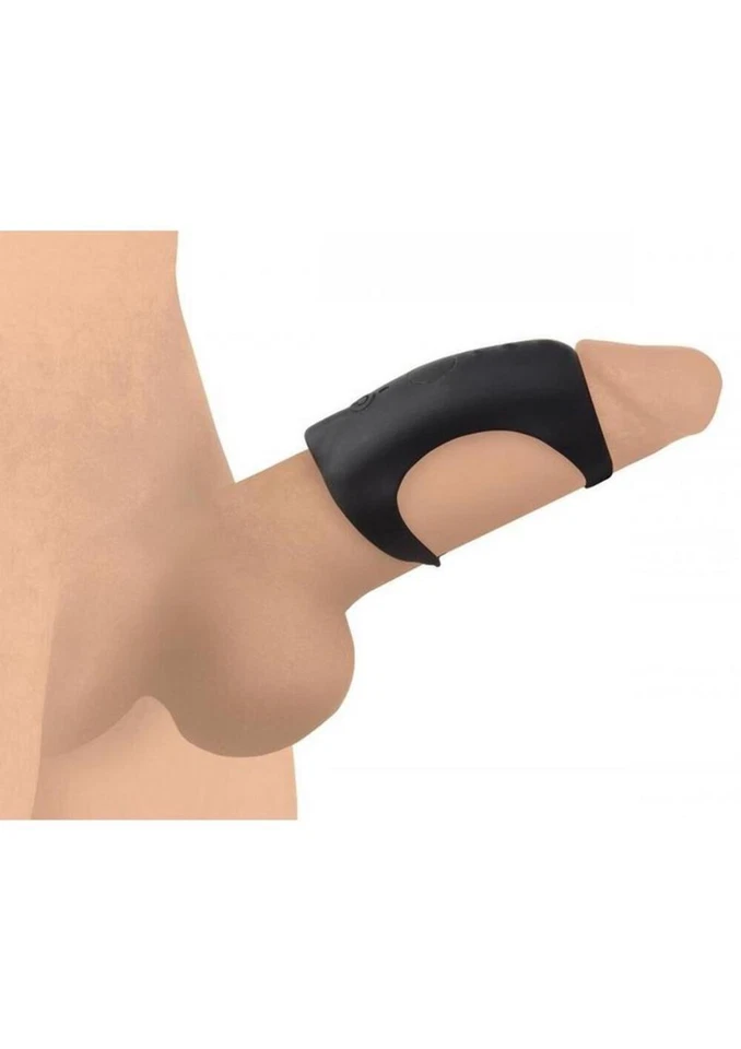 Anillo de pene recargable de silicona con eje en G Trinity para hombre 7x con control remoto Foto 4 de 4