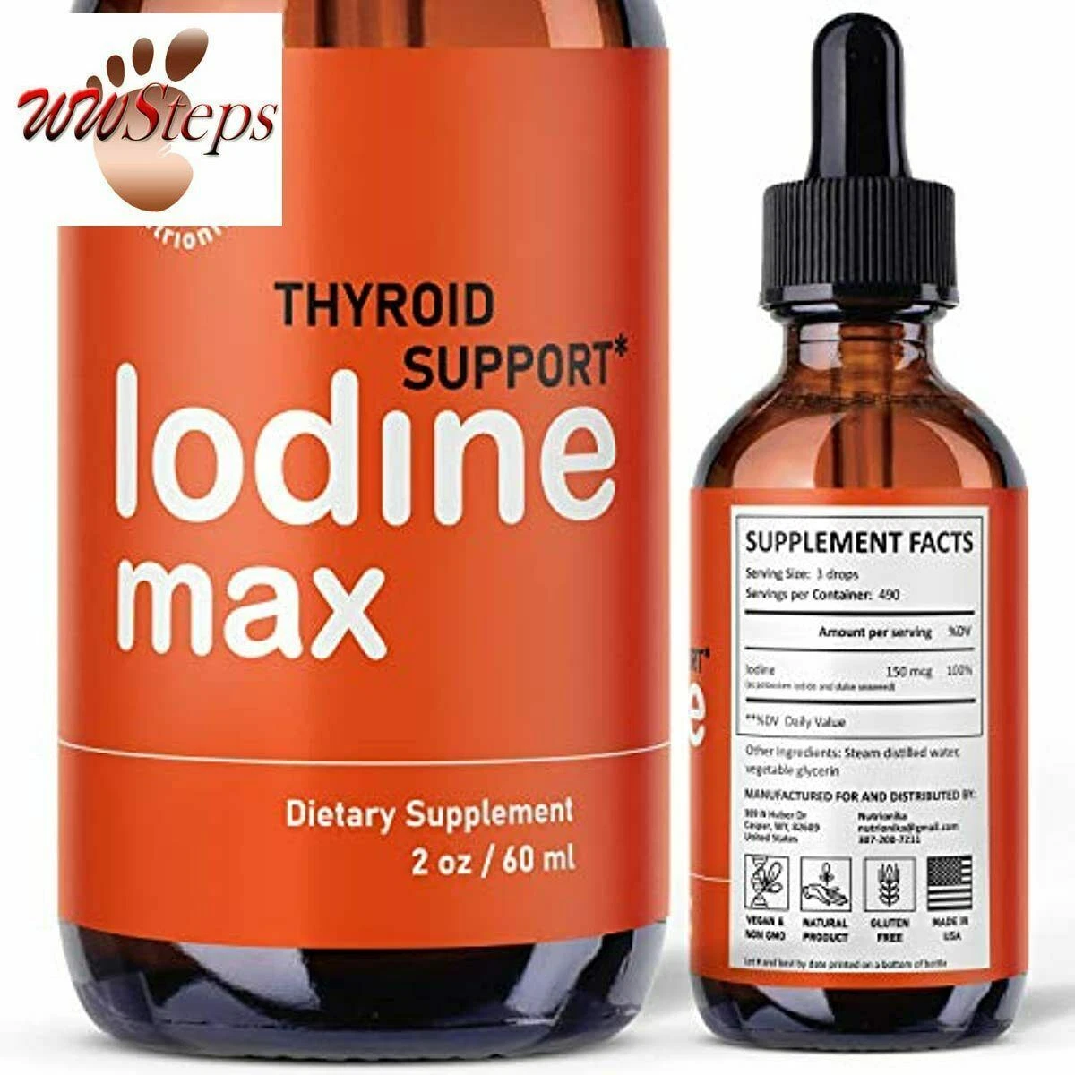 Nascent clearance iodine drops