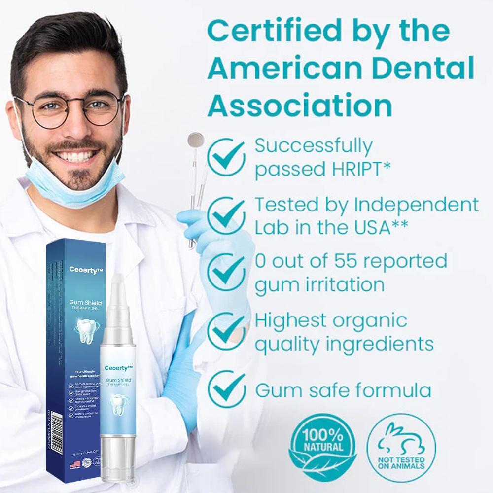 2X Ceoerty Gum ShieldTherapy Gel, Dentizen Gum Therapy Gel, Teeth