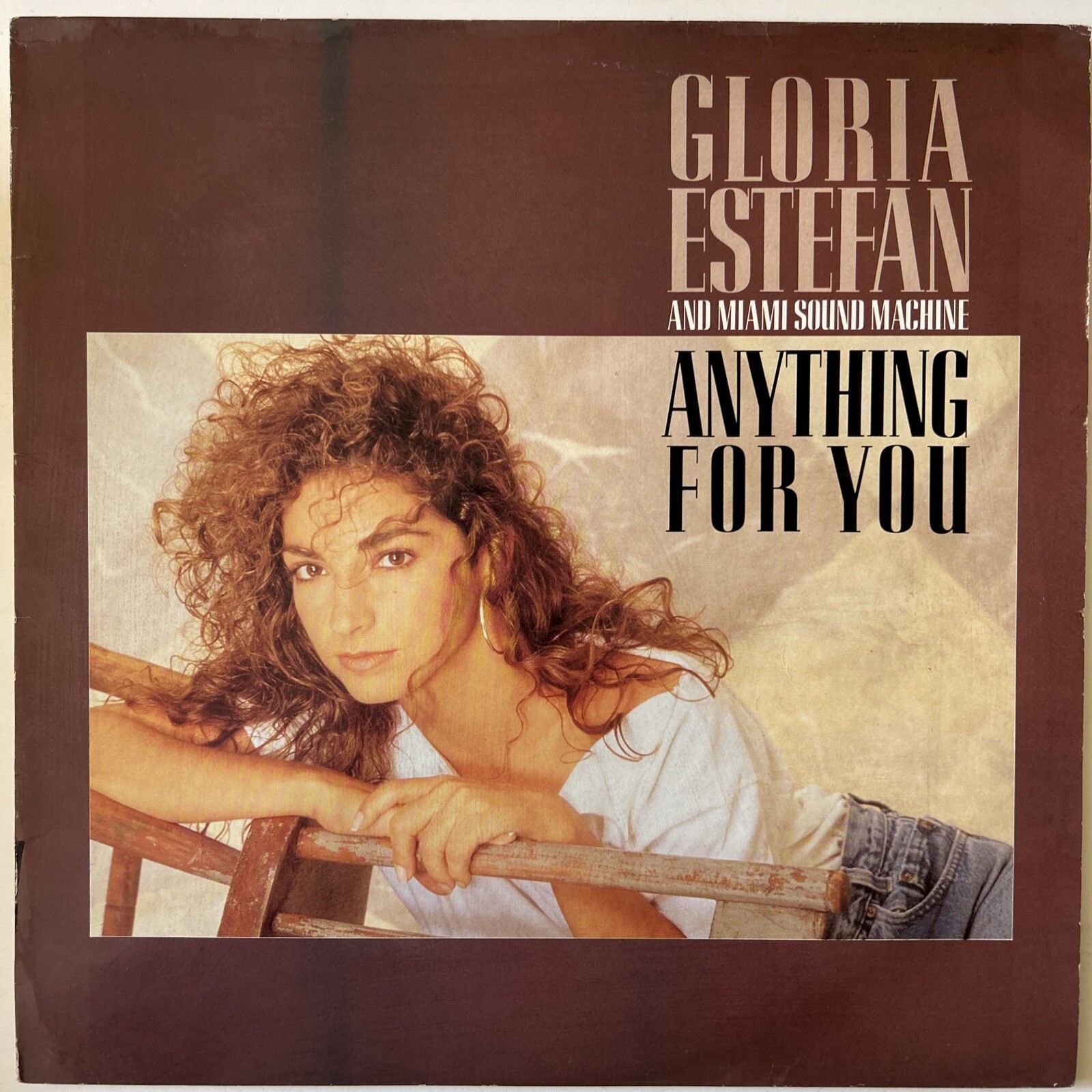 Gloria Estefan And Miami Sound Machine Anything For You UK LP Album 1988 33 VG+
