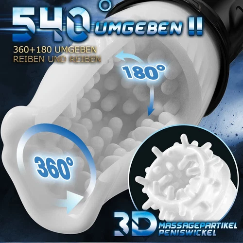 Automatic Male Masturbator Sucking Cup Vibration Blowjob Machine Men Sex Toys US - Picture 4 of 13