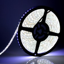 Waterproof Cool White LED Strip Light Flexible 600 LEDs Rope Light Dimmable 16ft