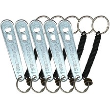 ResOne 5pk Metal Medical Oxygen Cylinder Wrench w/Bungee Cord  2 Yoke Washers
