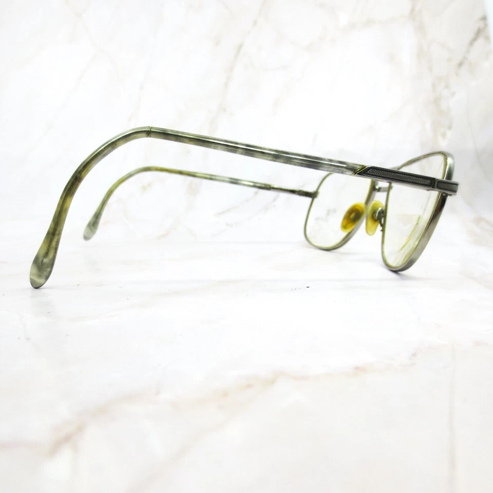 Safilo Elasta Eyeglasses Frame 3784-YT9 Men's Gunmetal Full Rim Aviator 59-17 - Image 4 of 4