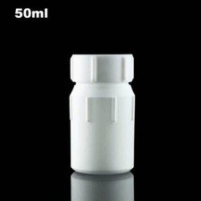 50ml PTFE Reagent Bottles Acid Alkali Resistant Container with Wide Opening