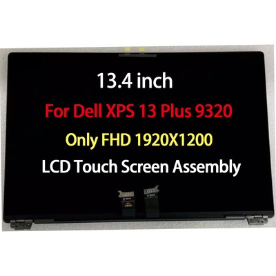 for Dell XPS 13 Plus 9320 FHD 13.4'' LCD Touch Screen Silver Black JV7H1 0JV7H1