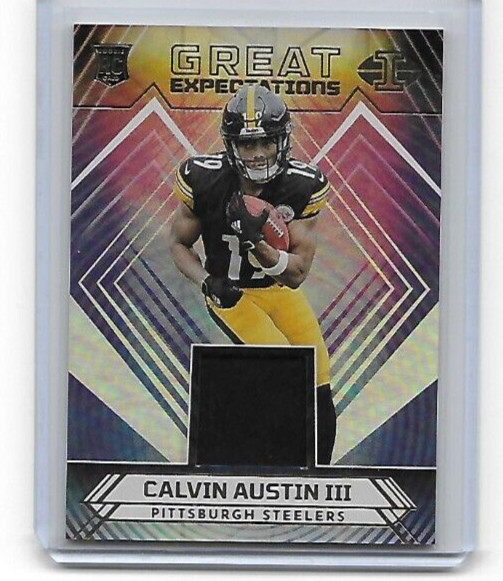 2022 Illusions Calvin Austin III #GE-CA Great Expectations Rookie Patch Steelers