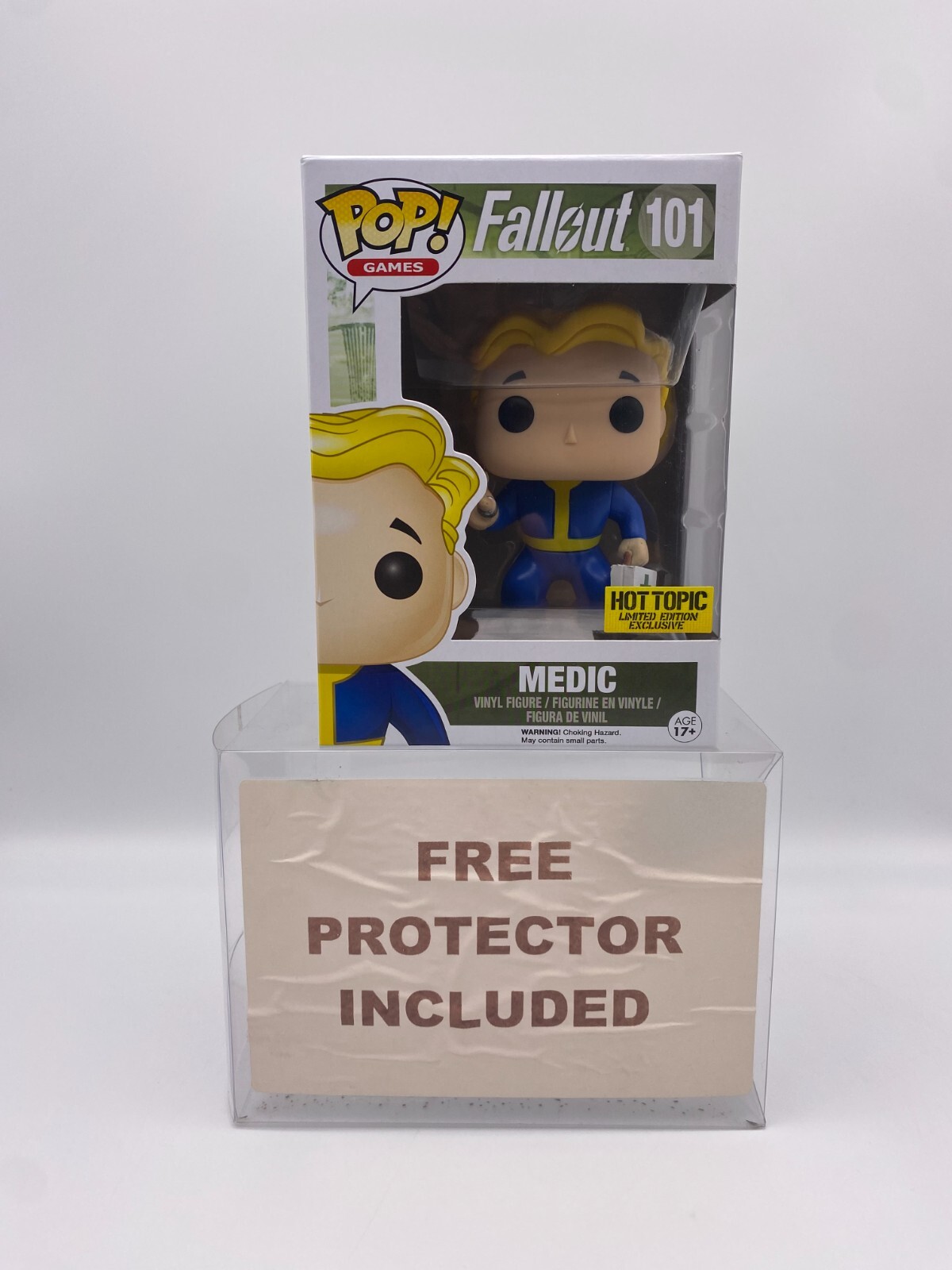 Figura Protectora De Vinilo Coleccionable Funko Pop Medic #101 Fallout Games Tema Candente