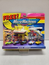 VTG Micro Machines 4 US Muscle Cars 1995 Galoob 65020 NOS Mustang Charger Bonus