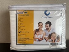 Sheet Set California King 1000 Thread Count New In Packaging White ComfySheet