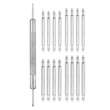 16pcs 21/21/19/23mm Watch Spring Bar Pins 1.5 1.8mm with Removal Tool
