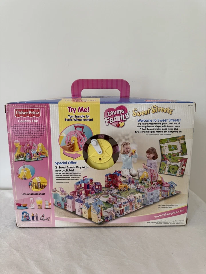Antigo Fisher Price Sweet Streets Country Fair Carnival Mobil B3159 2002 Novo Na Caixa - Imagem 3 de 4