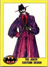 1989 Topps Batman Series 2 - The Joker Costume Design