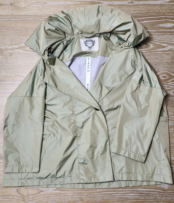 VERY RARE Diego M Milano Rain Jacket - Italian Designer - Olive Color AUTHENTIC 