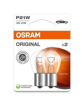   P21W 12V 21W BA15s 2st. Blister Original OSRAM Original | Longlife  