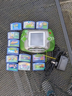 LeapFrog Leapster Lot   1 wConsole + 12 Games Educational Learning Bundle