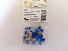 36 Swarovski Flatbacks 34ss Sapphire/foiled. 2028