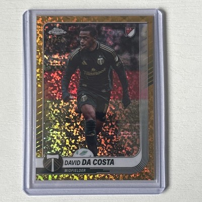 2025 Topps Chrome MLS David Da Costa Gold Mini Diamonds /50 Portland Timbers