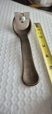 Solid,Thick, Brass Spoon/Scoop, Rounded Gouge For Wood Working. RARE TOOL