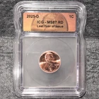 Photo of a 2025-D Lincoln Shield Cent from an eBay listing that sold on Jul 21, 2026