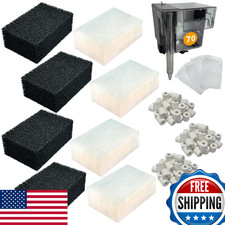 beaufan 4 Set Filter Kit AquaClear 70 Power Filter 40-70 Gal Aquarium