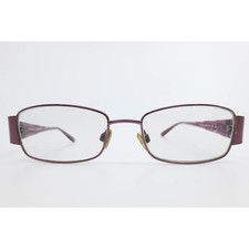 Technoptic W S3264 Purple Metal Rectangular Eyeglass Frames 52-17-135 30