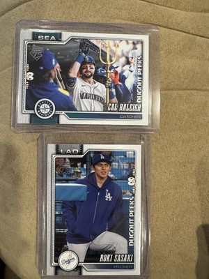 Topps 75 Cal Raleigh And Rori Sasaki Dugout Peeks SSP