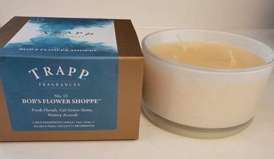 TRAPP Candle Bob s Flower Shoppe #13  Fragrance Scented 16 oz 3-WICK Floral