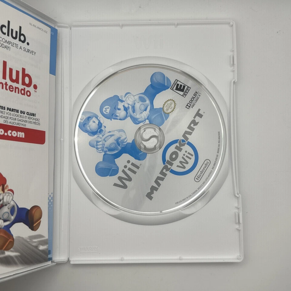 Mario Kart Wii (Nintendo Wii, 2008) Complete w/ Case & Manual – Tested - Image 3 of 4