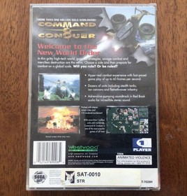 SEGA SATURN LOT Command & Conquer + Romance of the Three Kingdoms IV + P.T.O. II