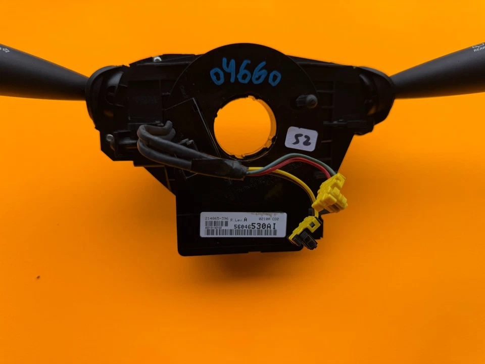 Jeep Grand Cherokee 2010 interruptor limpiaparabrisas intermitente con resorte de reloj OEM 56046530AI Foto 2 de 4