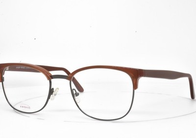 ANDY WOLF Eyeglasses AUSTRIA Cat Eye BURGUNDY 53-19-140 4544 H
