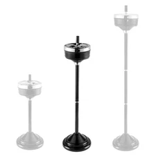 Ashtray with Lid Standing Ashtray Height Adjustable 3 Part Floor Cigarette Ho...