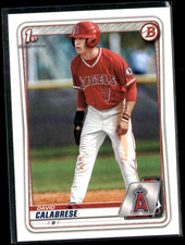 David Calabrese - 2020 Bowman Draft Card BD-103 Los Angeles Angels