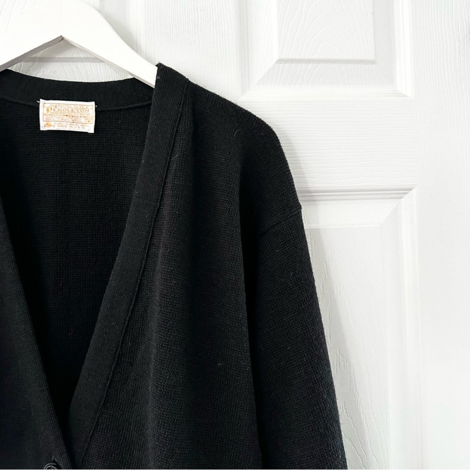 Pendleton Black Virgin Wool Holiday Christmas Scr… - image 3