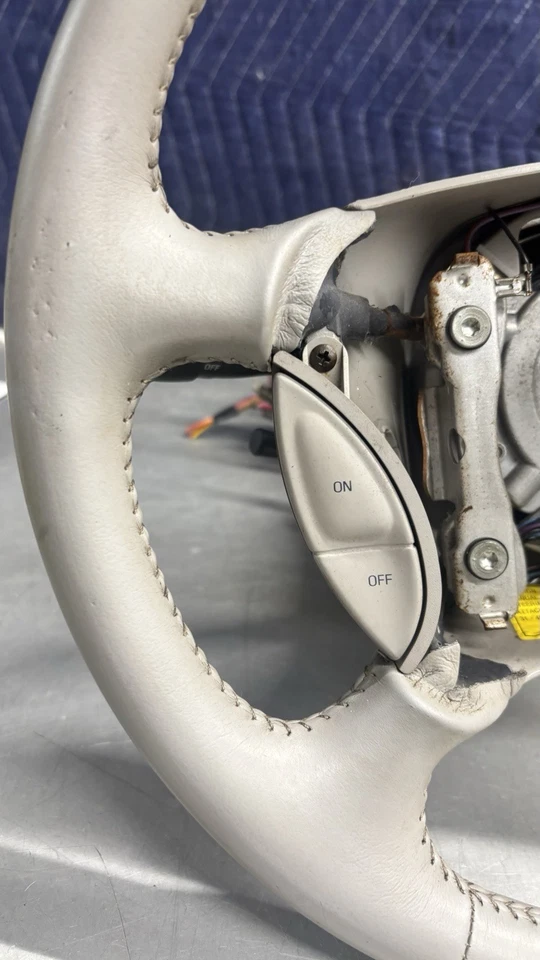 1993-1995 Lincoln Mark VIII Steering Column Assembly W/Wheel W/Key Foto 3 de 4