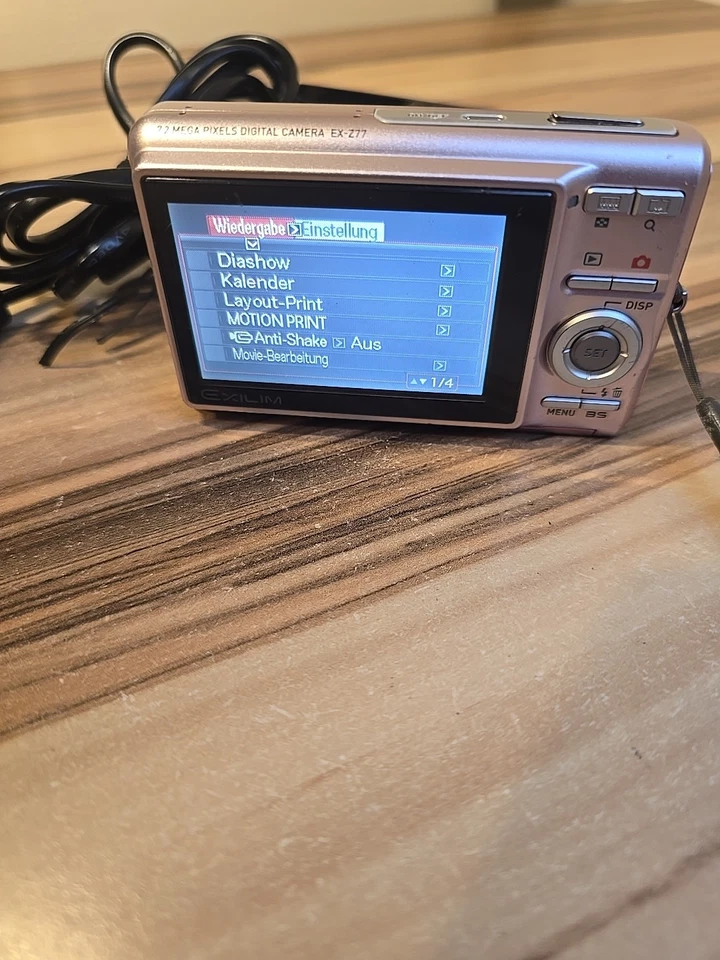 Casio Exilim EX-Z77, Rosa - Bild 2 von 4