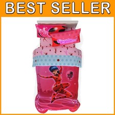 Ladybug and Cat Noir Kids Bedding Set, 5 Piece - Full Size