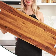 Large Charcuterie Board Wooden Food Platter Extra Long Party Appetizers Tray for