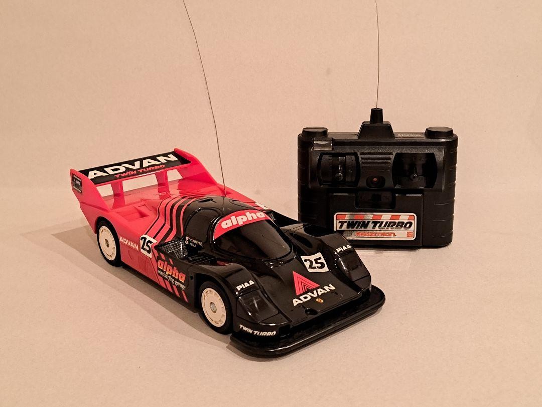 BANDAI ADVAN Porsche 956/962 Radio Cointrol Car 1/20 W/BOX F