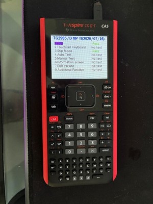 TI-Nspire CX II-T CAS Grafikrechner - Farbdisplay Touchpad - Defekt