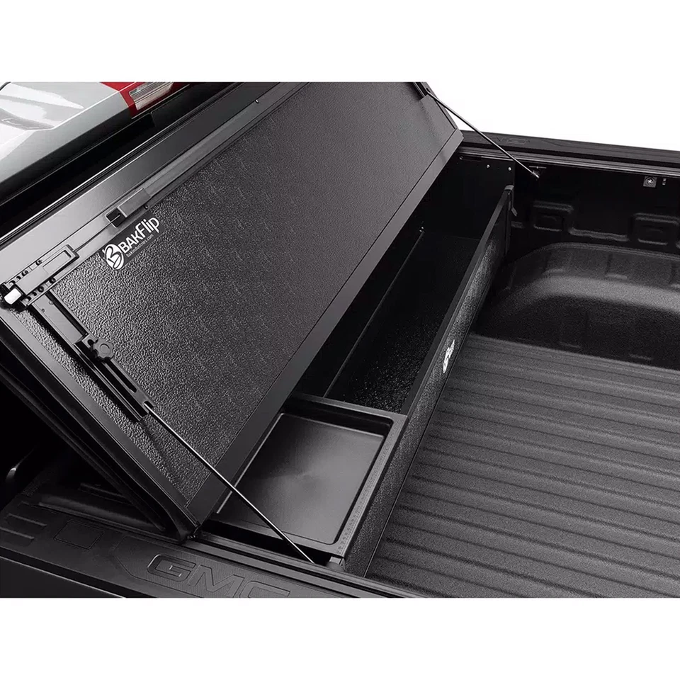 BAK BAKBox 2 Fold Away Tonneau Toolbox Utility Box for 99-16 Ford F-250 F-350 Foto 3 de 4