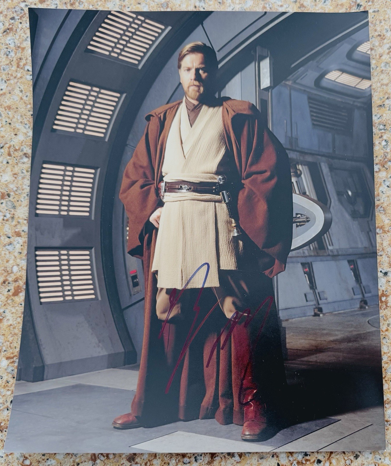 Ewan McGregor Signed Autographed Star Wars 8x10 Photo SWAU Authenticated 