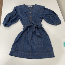 Zimmermann Alight Denim Dress Atlantic 2P