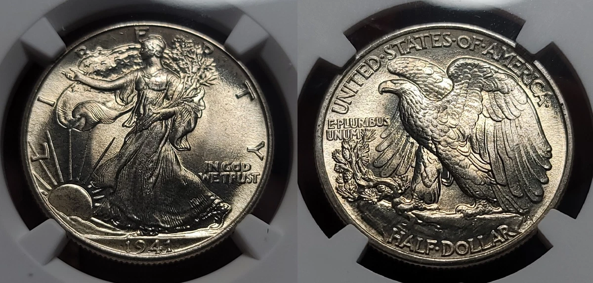 MS 68 Graded Liberty Walking Half Dollars (1916-1947) for sale | eBay