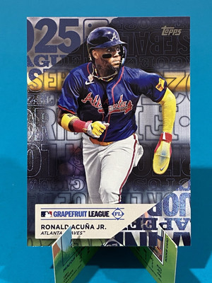 Ronald Acuna Jr. Training Grounds 2025 Topps Series 1 #TG-16 Grapefruit League