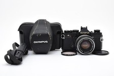  N.Mint OLYMPUS OM-1 MD Black SLR 35mm Film  F.ZUIKO AUTO-S 50/1.8 2841042