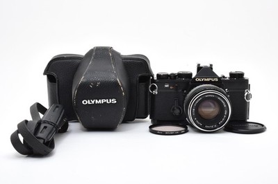 [N.Mint]OLYMPUS OM-1 MD Black SLR 35mm Film + F.ZUIKO AUTO-S 50/1.8 2841042