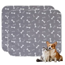 2p Washable Reusable Puppy Pee Pads for Dogs Leak Proof Waterproof Pet Training