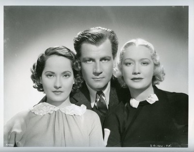 THESE THREE 8x10 b/w Press Photo / Merle Oberon, Miriam Hopkins & Joel McCrea
